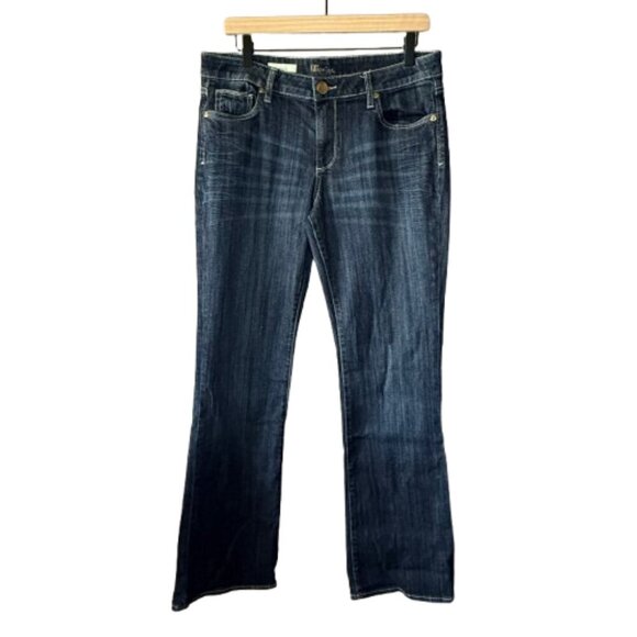Women's 10 Kut from the Kloth Karen Baby Bootcut Mid Rise Relaxed Fit - Picture 1 of 7